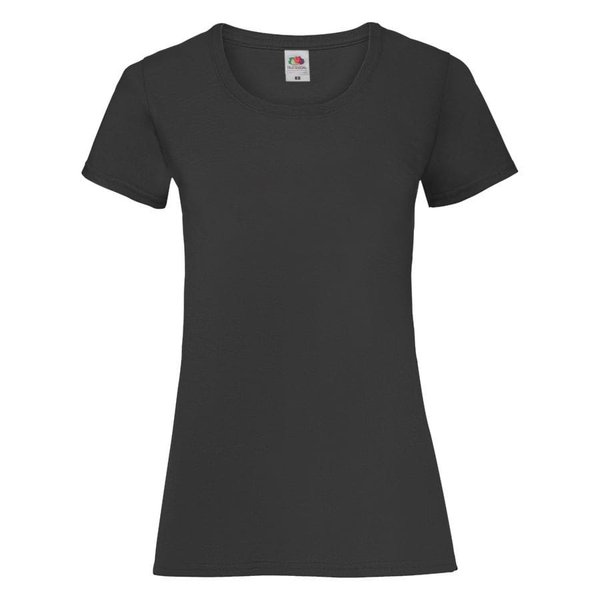 Футболка женская LADY FIT VALUEWEIGHT T 165 - Футболка "Lady-Fit Valueweight T", черный_M, 100% х/б, 165 г/м2