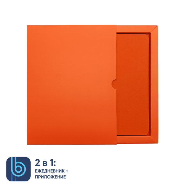 Ежедневник Bplanner.01 в подарочной коробке - Ежедневник Bplanner.01 в подарочной коробке (оранжевый)