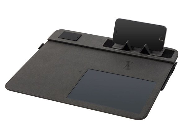 Многофункциональный коврик для мыши «Multi Pad» с беспроводной зарядкой и LCD экраном, 10 Вт - Многофункциональный коврик для мыши «Multi Pad» с беспроводной зарядкой и LCD экраном, 10 Вт
