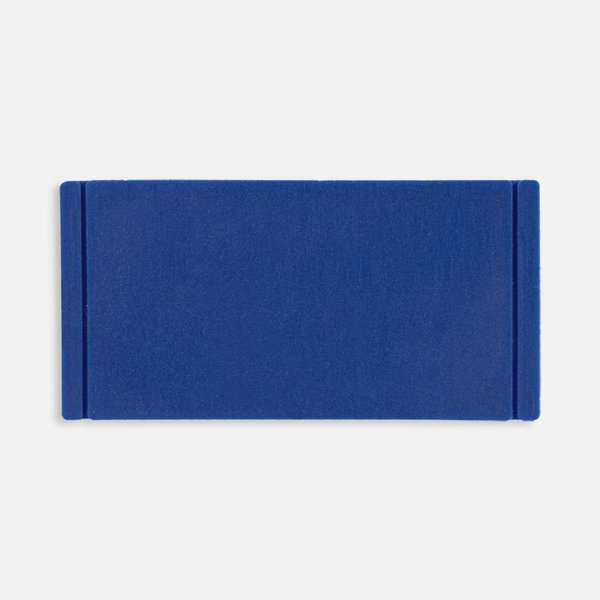 Лейбл из ПВХ Dzeta, XS, синий