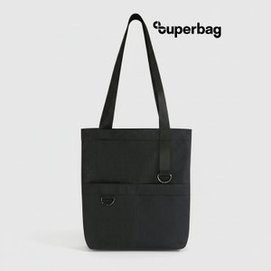шоппер superbag zip, с двумя карманами и молнией