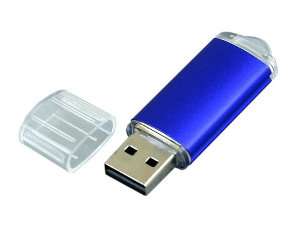 USB 2.0- флешка на 64 Гб с прозрачным колпачком - USB 2.0- флешка на 64 Гб с прозрачным колпачком