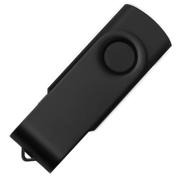 USB flash-карта DOT (32Гб) - USB flash-карта DOT (32Гб), черный, 5,8х2х1,1см, пластик, металл