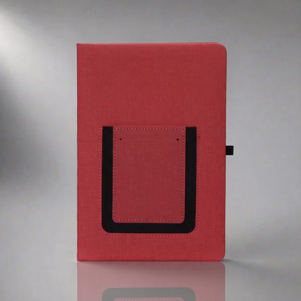 Блокнот А5 «Pocket» с карманом для телефона - Блокнот А5 «Pocket» с карманом для телефона