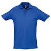 Рубашка поло мужская SPRING II,ярко-синий,3XL,100% хлопок, 210г/м2