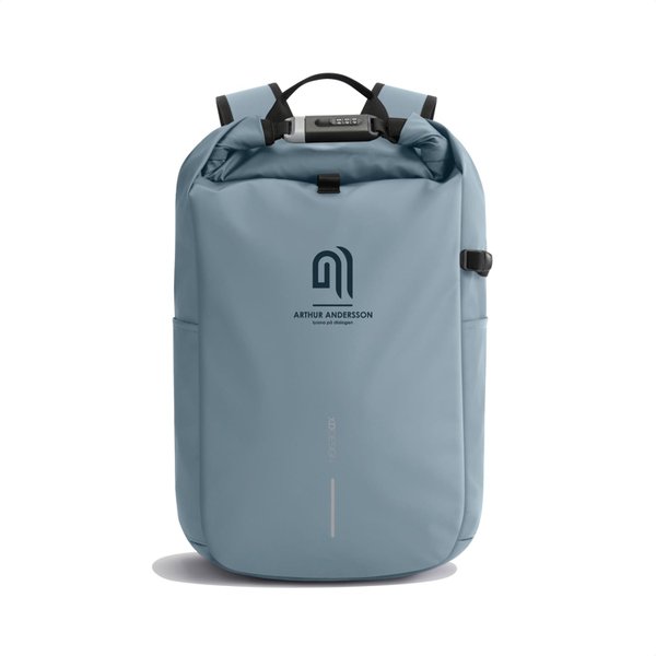 Антикражный рюкзак Urban Roll-top - Антикражный рюкзак Urban Roll-top, голубой