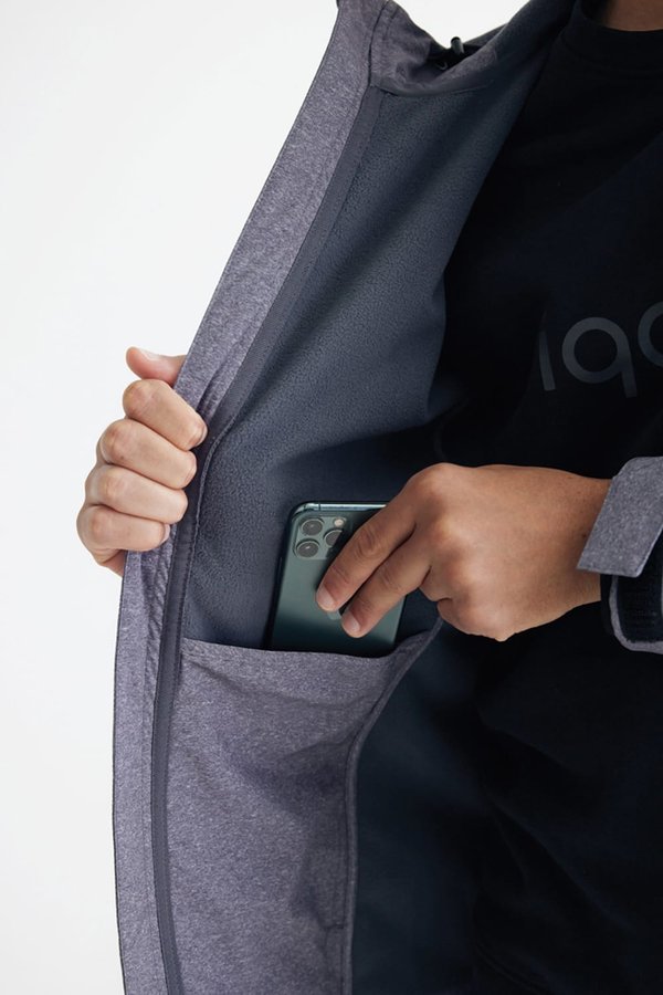 Мужская куртка Iqoniq Makalu из переработанного полиэстера AWARE™, 300 г/м² - Мужская куртка Iqoniq Makalu из переработанного полиэстера AWARE™, 300 г/м²