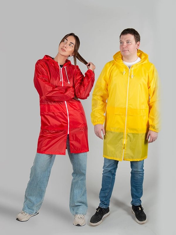 Дождевик «Sunny gold» с чехлом и проклеенными швами - Дождевик «Sunny gold» с чехлом и проклеенными швами