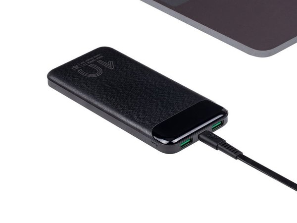 Внешний аккумулятор с дисплеем, 10000 mAh - Внешний аккумулятор с дисплеем, 10000 mAh