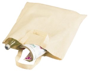 хлопковая сумка pure с короткими ручками, бежевая