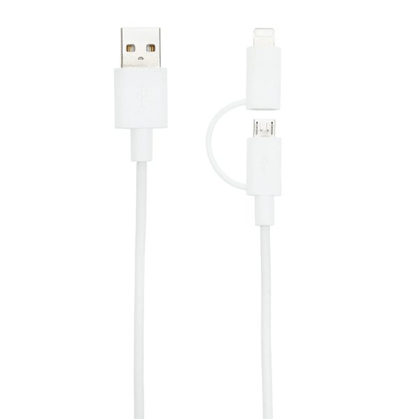 Кабель «2 в 1» с лицензированным MFi разъемом Apple Lightning - Кабель «2 в 1» с лицензированным MFi разъемом Apple Lightning
