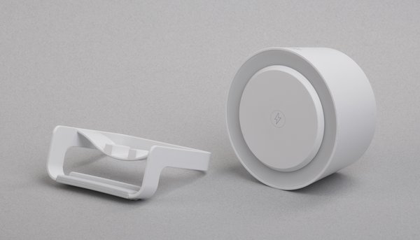 Bluetooth колонка-подставка "Smart Sound" с беспроводным (10W) зарядным устройством и лампой - Bluetooth колонка-подставка "Smart Sound" с беспроводным (10W) зарядным устройством и лампой белый