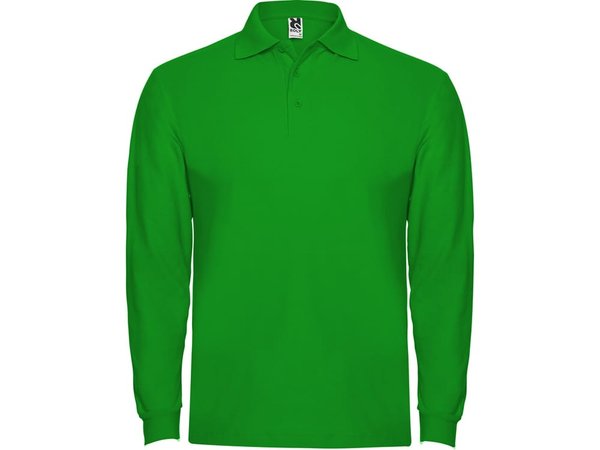 Рубашка поло «Estrella» мужская с длинным рукавом - Рубашка поло «Estrella» мужская с длинным рукавом