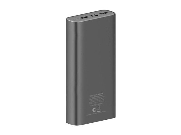 Портативный внешний аккумулятор «METAL 20K», 20000 mAh - Портативный внешний аккумулятор «METAL 20K», 20000 mAh