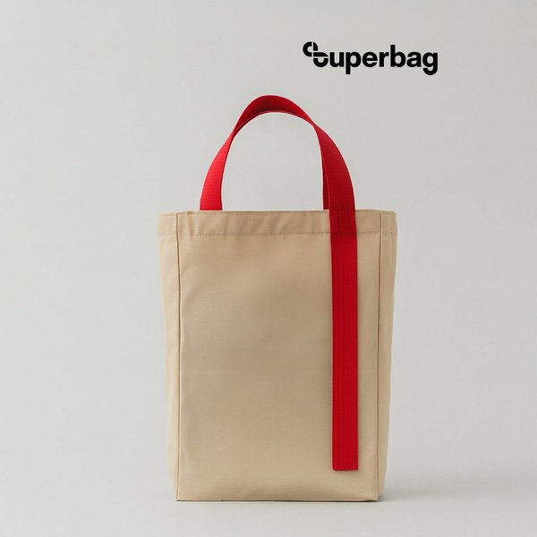 Шоппер Superbag Pack (M) - Шоппер Superbag Pack (M) (неокрашенный с красным)