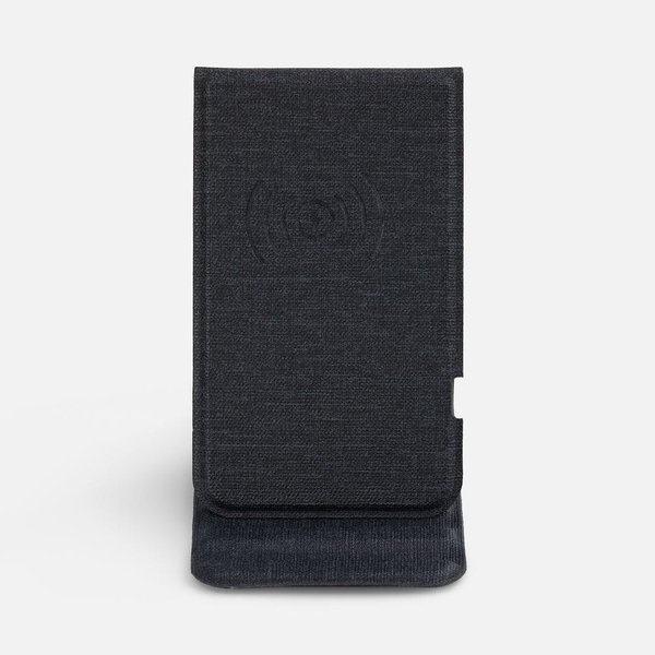 Подставка для смартфона с беспроводной зарядкой Kickstand, серая