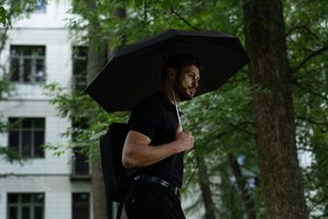 зонт складной basic, черный