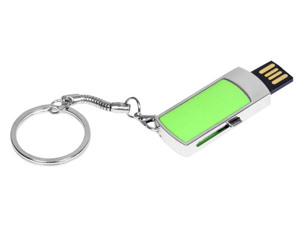 USB 2.0- флешка на 8 Гб с выдвижным механизмом и мини чипом - USB 2.0- флешка на 8 Гб с выдвижным механизмом и мини чипом