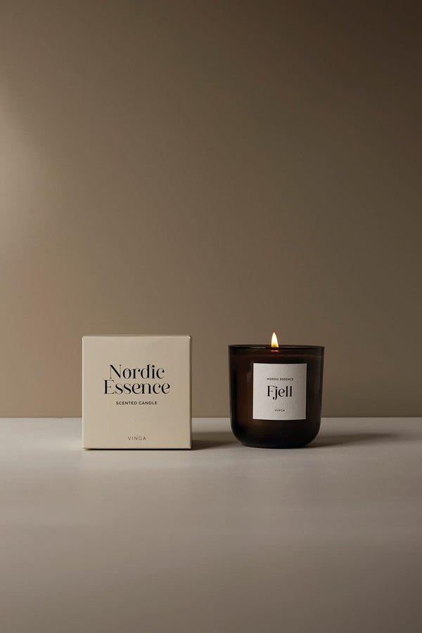 Большая ароматическая свеча VINGA Nordic Essence в стекле - Большая ароматическая свеча VINGA Nordic Essence в стекле
