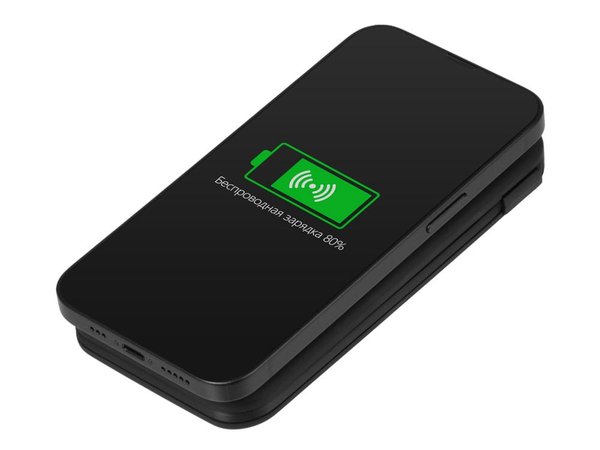 Внешний беспроводной аккумулятор с подсветкой лого «Astro», soft-touch, 10000 mAh - Внешний беспроводной аккумулятор с подсветкой лого «Astro», soft-touch, 10000 mAh