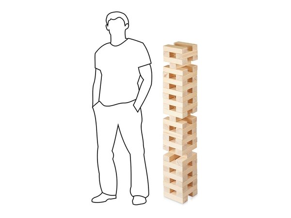 Игра из дерева «XXL Tower», 57 брусков - Игра из дерева «XXL Tower», 57 брусков