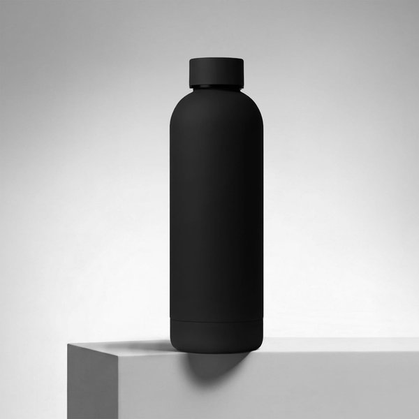 Вакуумная термобутылка с медной изоляцией «Cask», soft-touch, 500 мл - Вакуумная термобутылка с медной изоляцией «Cask», soft-touch, 500 мл